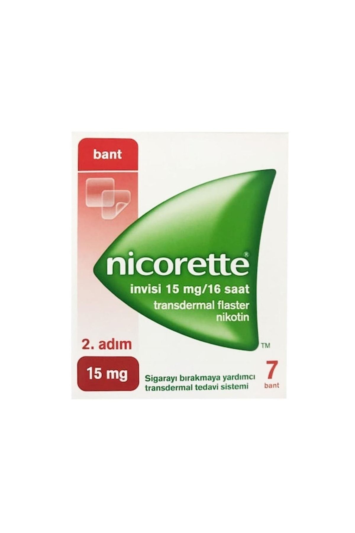 Nicorette Invisi 2. Adım 15 Mg Nikotin Bandı 7'li
