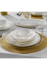 Chance Gold Yemek Takımı 56 Parça-Gold