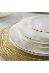 Chance Gold Yemek Takımı 56 Parça-Gold