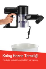 AR4206 Magiclean Ultimate Dikey Şarjlı Süpürge 300W BLDC Motoru, Mor