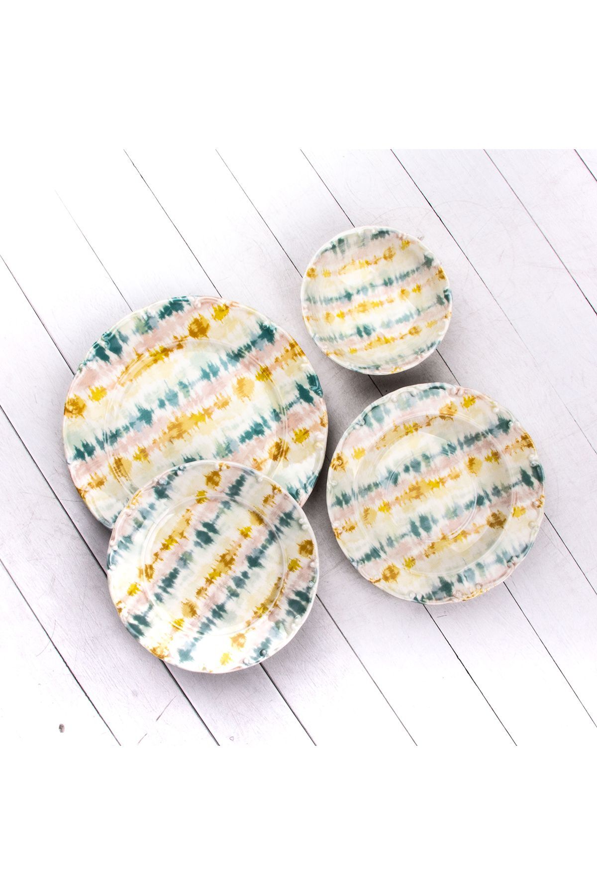 Tulu Deniz Yemek Seti 24 Parça Db1357