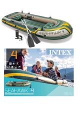 Yeşil Intex Şişme Seahawk 4 Bot Set 480 Kg 351x145x48 Cm