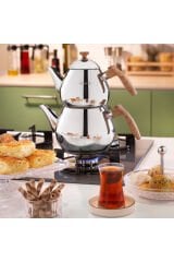 Tea Chef Orta Boy Çaydanlık Takımı 4 Parça-Kahve