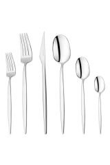 Hamburg 72 Parça Çatal Kaşık Bıçak Takımı-Gümüş12