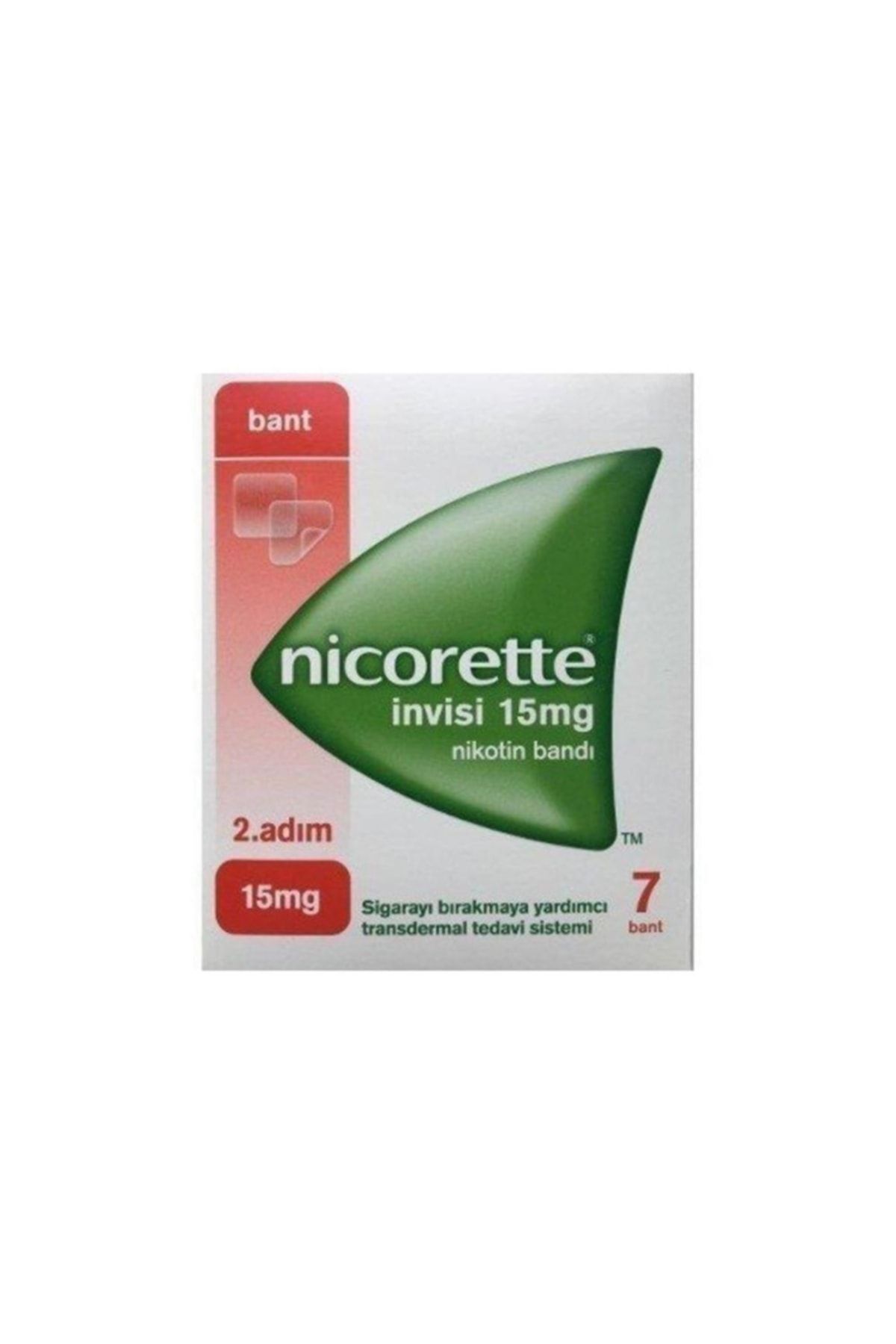 Invisi 2. Adım 15 Mg Nikotin Bandı 7'li