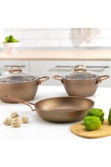 New Range Y.Y.Çeyiz Seti -11 Parça Bakır