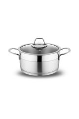 Gusta Mini Çelik Tencere Seti -6 Parça-inox