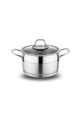 Gusta Mini Çelik Tencere Seti -6 Parça-inox