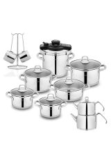 Jewel Çelik Çeyiz Seti 18 Parça-Inox