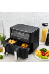 Thermochef Dual Dijital Airfryer/Sıcak Hava Fritözü