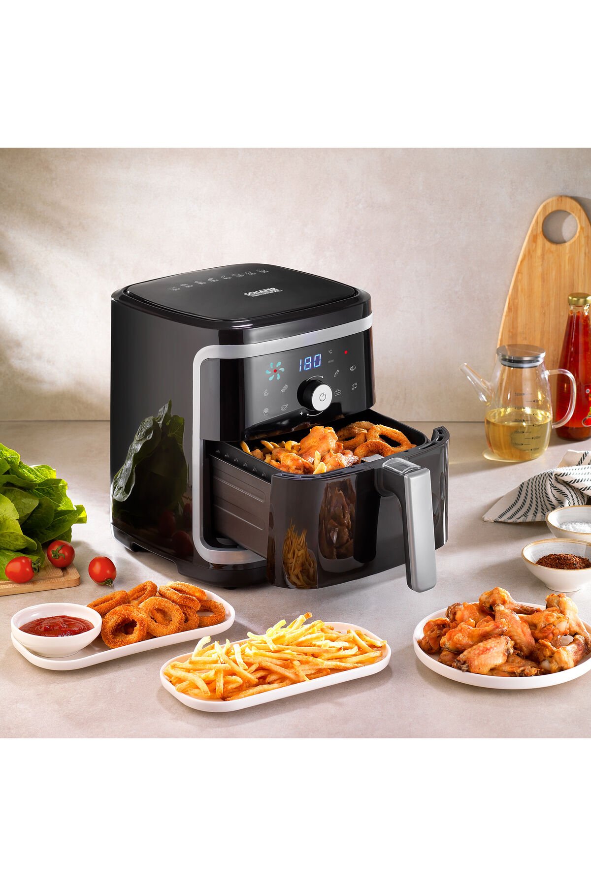 Thermochef XL Airfryer/Sıcak Hava Fritözü-Siyah