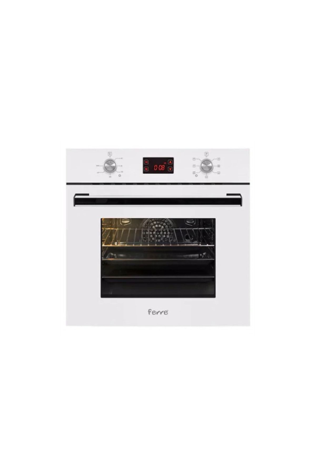 Ankastre Fırın 8001 Beyaz Ankastre Fırın