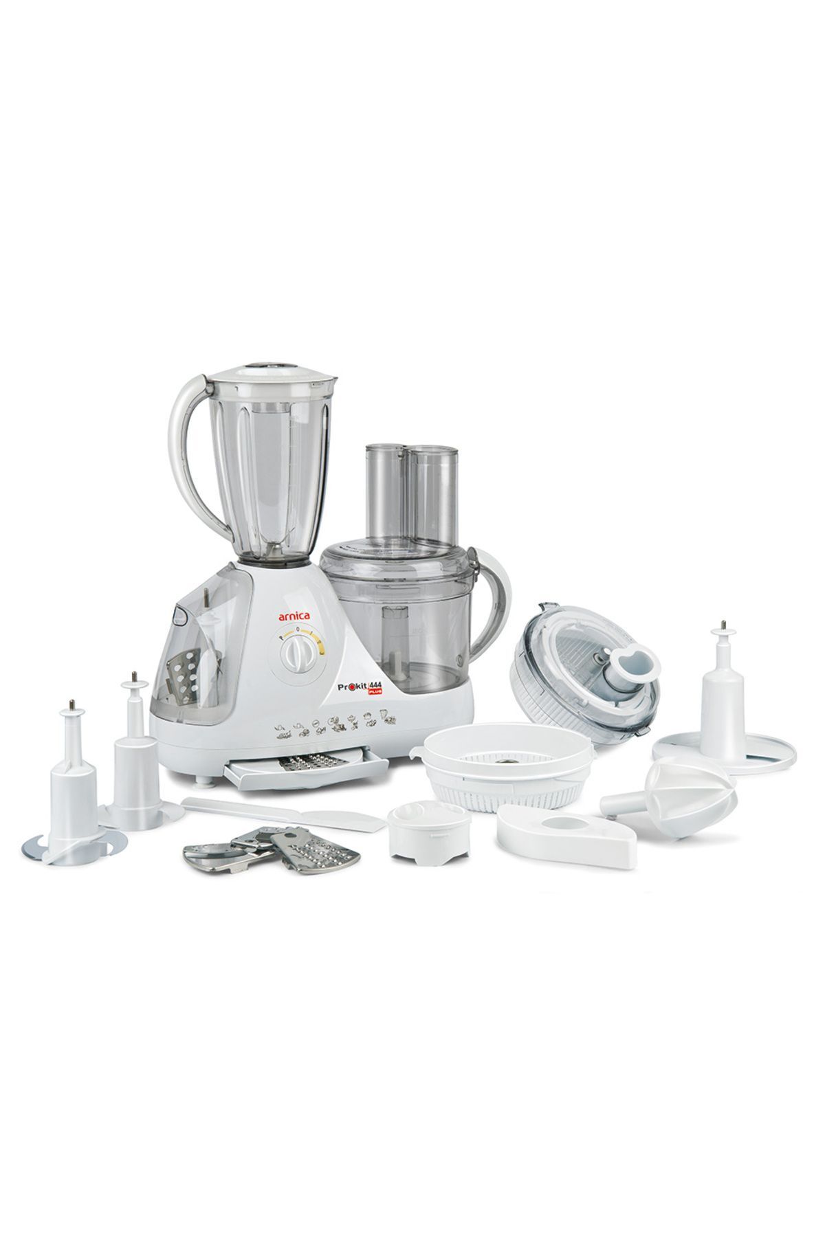 Prokit 444 Plus GH21020 Kompakt Mutfak Robotu Beyaz