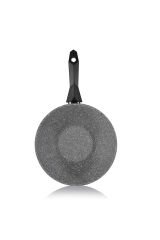 Cory Yanmaz Yapışmaz Wok Tava 28 Cm-Gri
