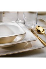 Glamor Point Yemek Takımı 60 Parça-Beyaz
