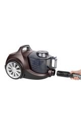 Tesla Ergo Active ET14340 Toz Torbasız Elektrikli Süpürge Kahverengi