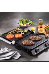 Gusto Grıll Izgara & Tost Makinesi - Siyah