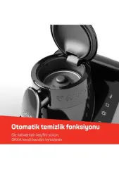 Arzum OK0040-2000 Elite Türk Kahve Makinesi Siyah-Krom