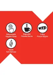 Arzum OK0040-2000 Elite Türk Kahve Makinesi Siyah-Krom