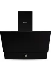 Turbo Kristal Siyah Cam Ankastre Set (DA6-830 Davlumbaz + Ko-40 Tahdf Ocak + B66-SF2 Fırın)