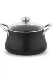 Schafer Ottawa Yanmaz Yapışmaz -Tencere Seti -7 Parça-Siyah