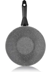 Schafer Cory Yanmaz Yapışmaz Wok Tava - 28CM - Gri