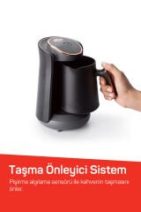 OK004 Okka Minio Türk Kahvesi Makinesi Taşma Önleyici Sistem, 4 Fincan Kapasiteli, Okyanus