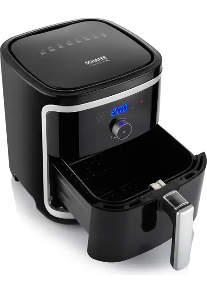 Schaffer Schafer Thermochef XL Airfryer/Sıcak Hava Fritözü-Siyah