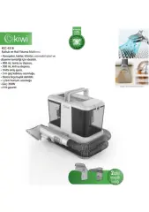 Kiwi KCC-4325 Koltuk ve Halı Yıkama Makinesi Beyaz