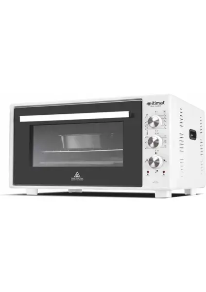 İtimat 8020 Beyaz 50LT Köşeli Fırın