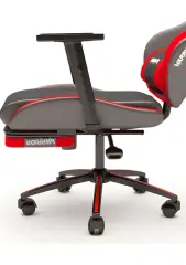 Warrior Aragorn Kumaş Oyuncu Koltuğu - Kırmızı - Ayak Uzatmalı Bilgisayar Sandalyesi - 1598B0511