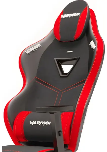 Warrior Aragorn Kumaş Oyuncu Koltuğu - Kırmızı - Ayak Uzatmalı Bilgisayar Sandalyesi - 1598B0511