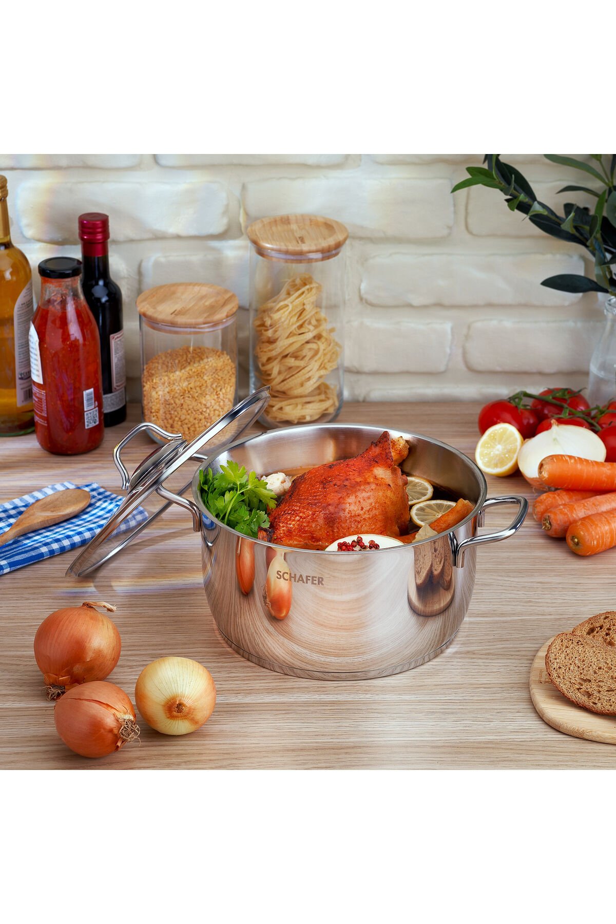 Held Çelik Derin Tencere 24 Cm 2 Parça-Inox