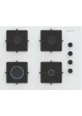 Profilo OE37P2P10D Beyaz Cam Ankastre Ocak