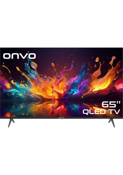 Onvo 65OVF9000UQ 65'' 165 Ekran Uydu Alıcılı 4K Ultra HD Smart QLED TV