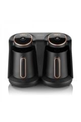 OK006 Okka Minio Duo Türk Kahvesi Makinesi Taşma Önleyici Sistem, 8 Fincan Kapasiteli, Bakır