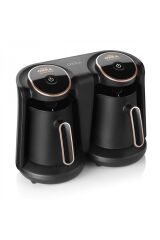 OK006 Okka Minio Duo Türk Kahvesi Makinesi Taşma Önleyici Sistem, 8 Fincan Kapasiteli, Bakır