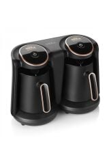 OK006 Okka Minio Duo Türk Kahvesi Makinesi Taşma Önleyici Sistem, 8 Fincan Kapasiteli, Bakır