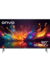 Onvo 50OVF9000 50'' 127 Ekran Uydu Alıcılı 4K Ultra HD Google Smart QLED TV
