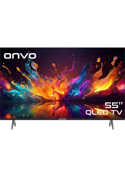 Onvo 55OVF9000UQ 55” 140 Ekran Dahili Uydu Alıcılı 4K Ultra HD Google QLED TV
