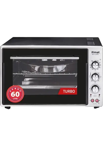 İtimat Mini Fırın Köşeli 60LT 8062 Inox