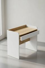 Tek Çekmeceli Çalışma Masası Beyaz Bilgisayar Ve Ders Çalışma Masası Ofis Masası