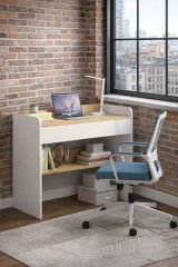 Tek Çekmeceli Çalışma Masası Beyaz Bilgisayar Ve Ders Çalışma Masası Ofis Masası