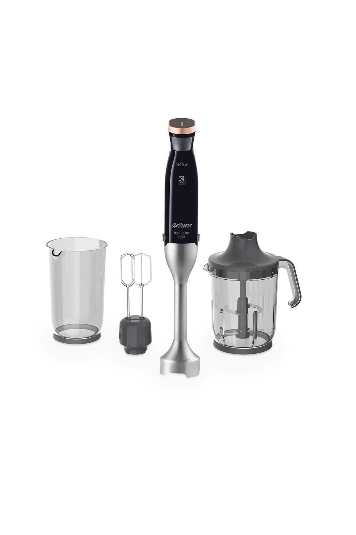 Technoart Maxi Neo Blender Seti 1500 W Siyah - AR1114-S