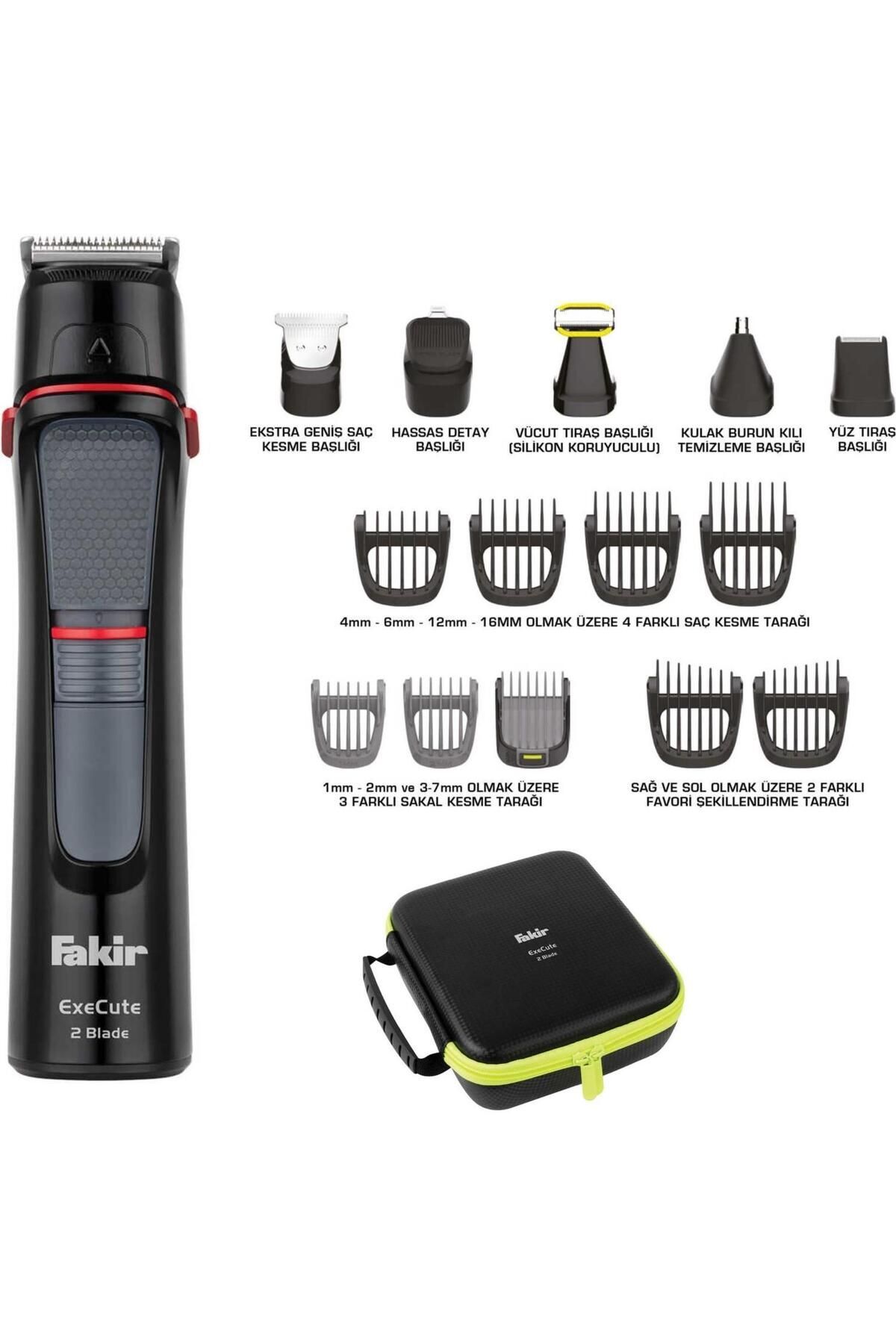 Execute 2 Blade Bakım Kiti Siyah