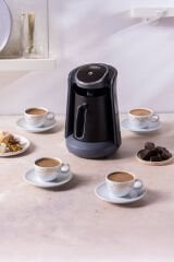 OK004 Okka Minio Türk Kahvesi Makinesi Taşma Önleyici Sistem, 4 Fincan Kapasiteli, Bakır