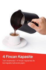 OK004 Okka Minio Türk Kahvesi Makinesi Taşma Önleyici Sistem, 4 Fincan Kapasiteli, Bakır