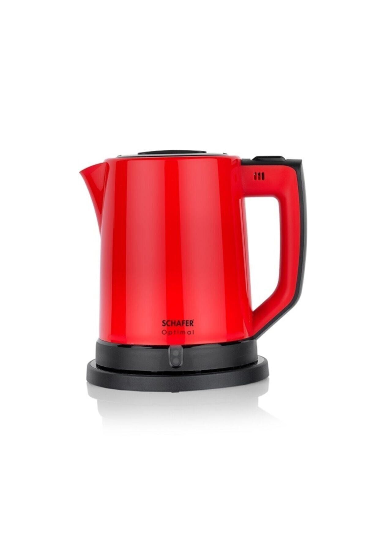 Optimal Su Isıtıcı Kettle Kırmızı