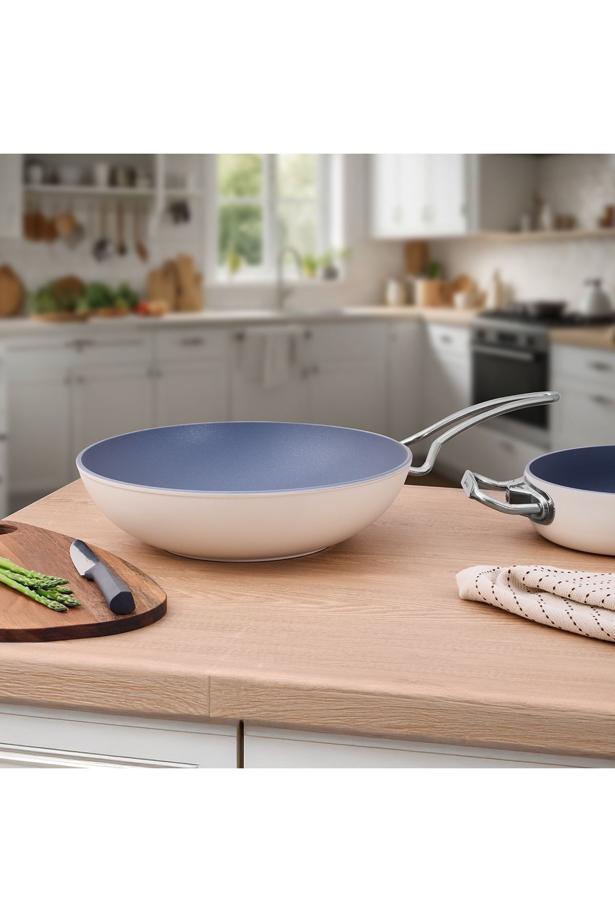 Colombus Crystal Wok Tava 28 Cm