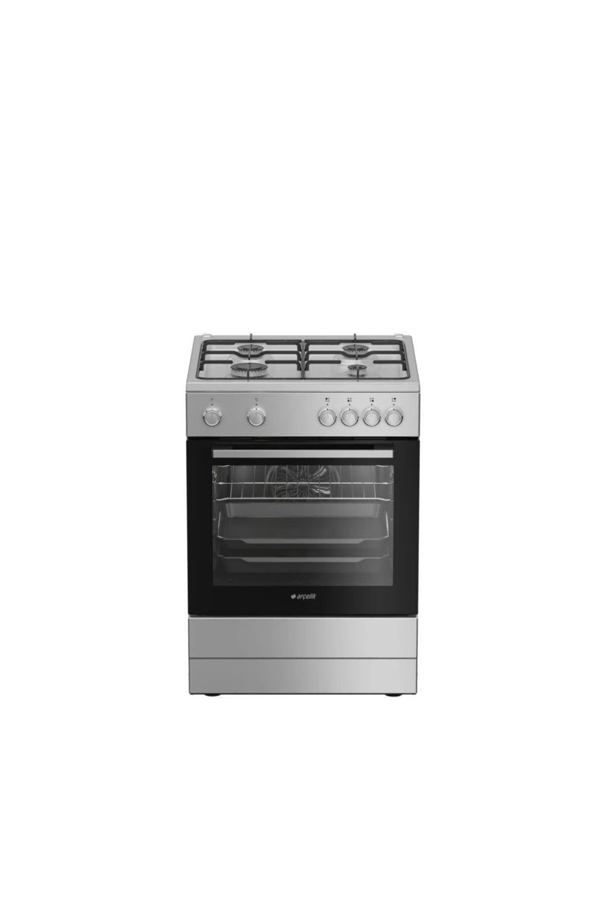 F 8440-1 G Ocaklı Fırın Gümüş